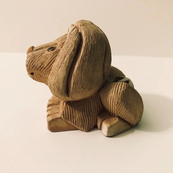 Vtg Small Artesania Rinconada Lion Figurine Hand Made 3 Inch Long - Picture 2 of 12